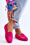 Slocked Suede Poleafers fuchsja castelo