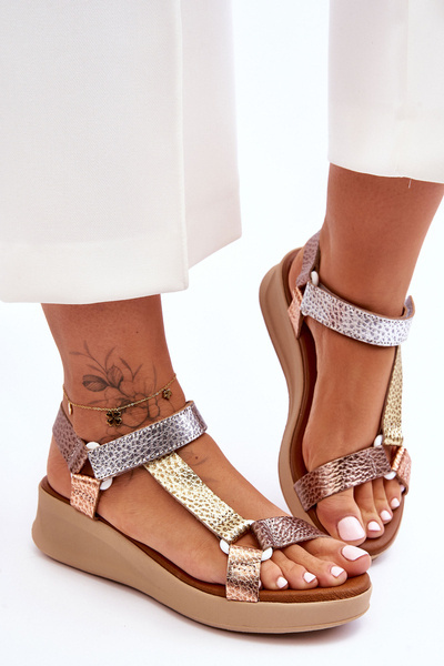 Kožené sandále Maciejka L5186-25 Zloty