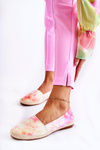 Dámské slip-on espadrilky růžovo-žluté Santana