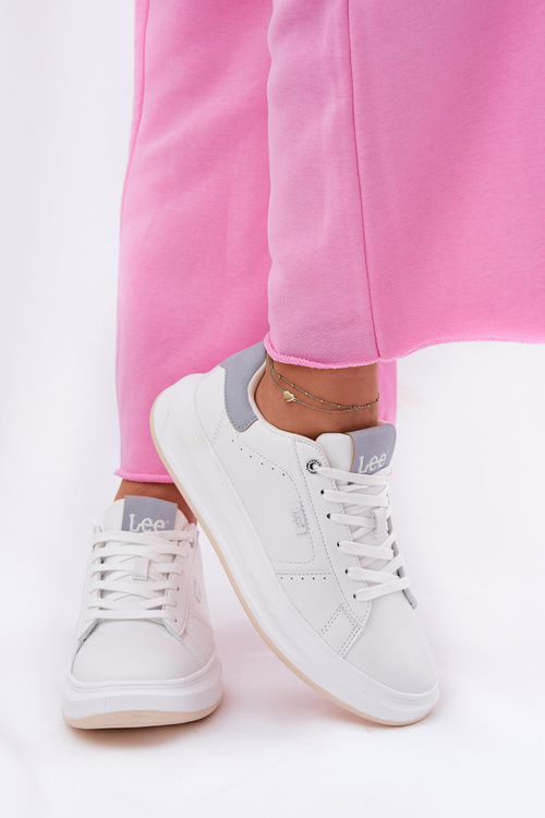 Dámske Sneakers Na Platforme LEE NAOMI WOMEN LOW 50251012.06K Biele