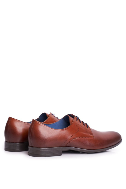 Pánske topánky neformálne kožené kože Nikopol hnedé 1735 BC40