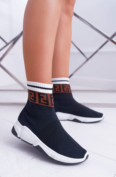 Dámská Sportovní Obuv Ponožko-boty Černé Press