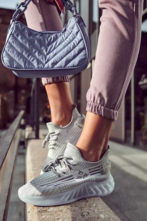 Dámská sportovní obuv, nazouvací šedá Rokko