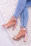 Lu Boo Iridescent Sandals Champagne Lambada Smienky