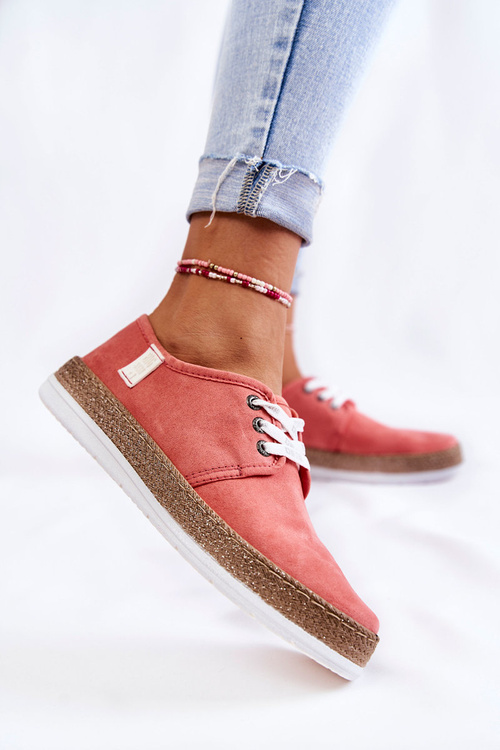 Dámské nízké tenisky Memory Foam System Big Star KK276006 Korále