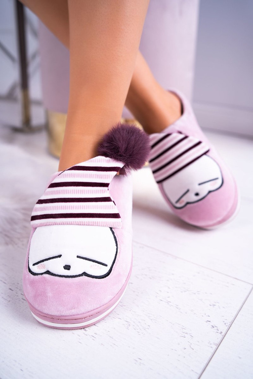 Dámské papuče Domácí růžove vřes Mashimaro