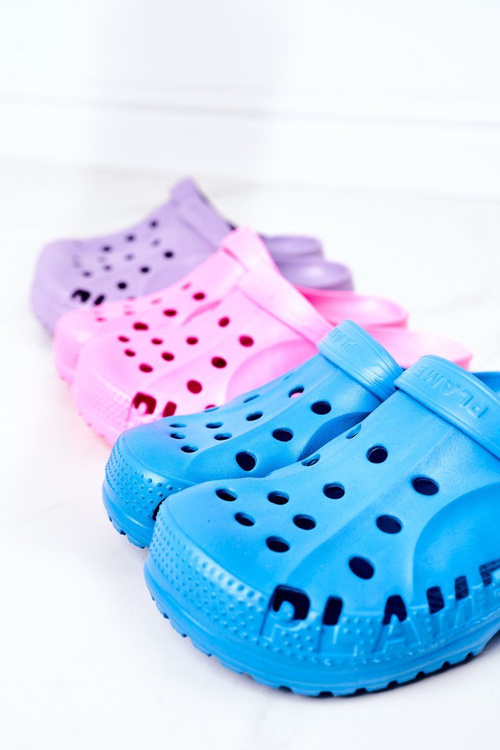 Dámska penová flip -flops eva modrá