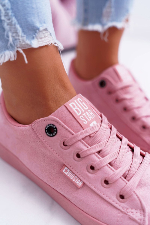Dámske tenisky pre veľké hviezdy Pink EE274047