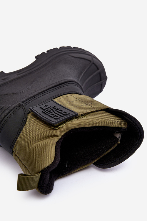 Khaki Big Star MM374123 Detské snehové topánky