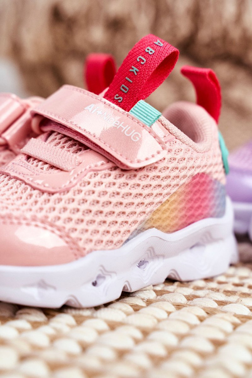 Dětská Sportovni Obuv Zářící Růžové ABCKIDS B011105220
