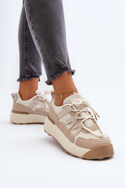 Dámské sportovní boty tenisky béžové Phyrena