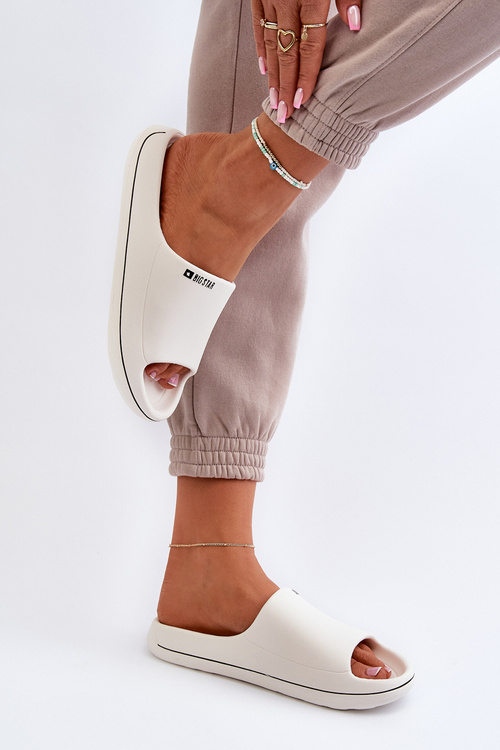 Lehké Dámské Žabky Big Star NN274A043 Bílé