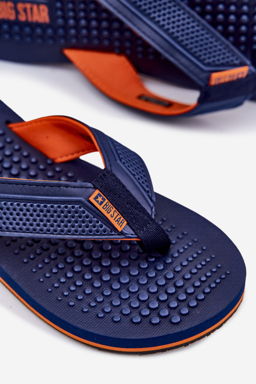 Pánské Žabky Big Star RR174437 Modré