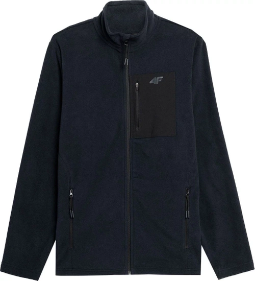 Polar 4F pánsky so stojacim límcom Regular 4FAW23TFLEM122-30S tmavomodrý