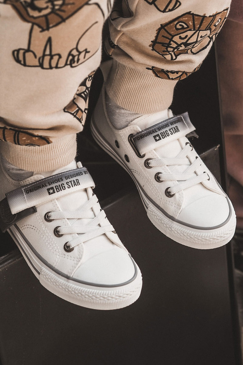 Detské nízke tenisky Veľká hviezda JJ374070 biela