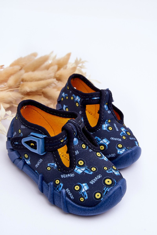 Befado Papci Shoes Boys 110p477 Navy modrá