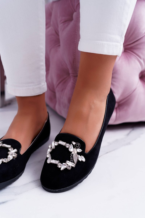 Černá dámská balerína severský Negro