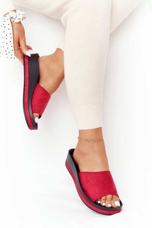 Vinceza kliny 21-17113 červené