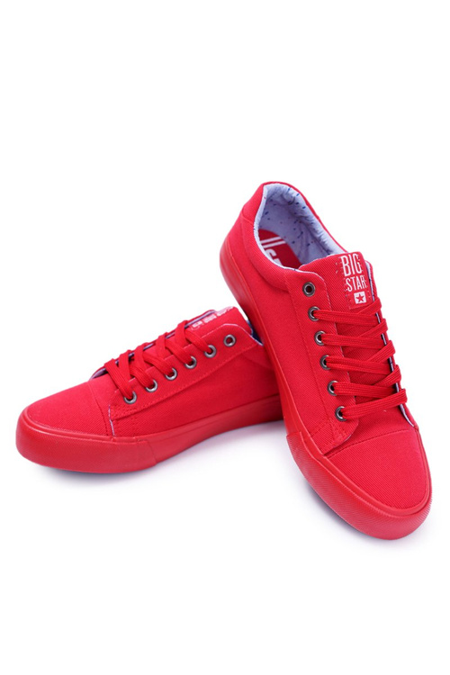 Nízké Pánské Tenisky Big Star Červené AA174093