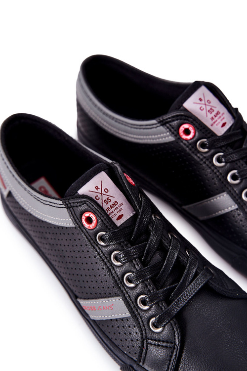 Pánske krížové džínsy II1R4004C Čierne tenisky