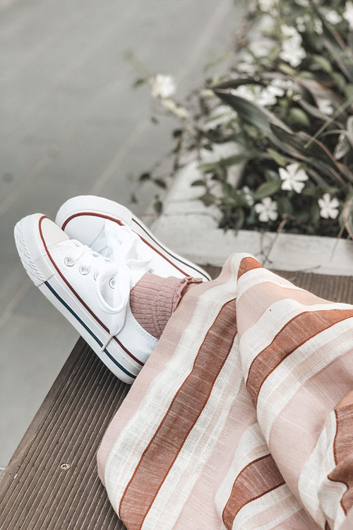 Detské klasické tenisky biele filimon