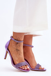 Dámske sandále na päte s Jets Purple Perfecto