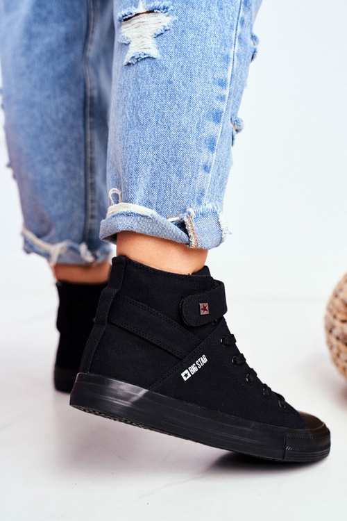 Dámske vysoké tenisky Big Star FF274578 čierna