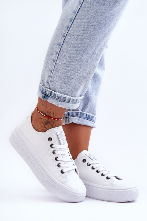 Dámské tenisky s platformou Big Star LL274A177 bílé