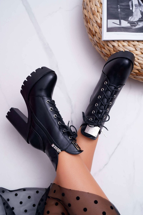 Dámske vysoké topánky, Black Grunge Mino