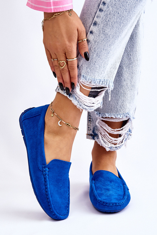 Dámske mokasíry modrého Morreno