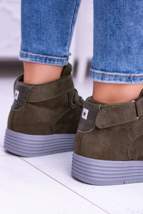 Big Star khaki tenisky BB274648