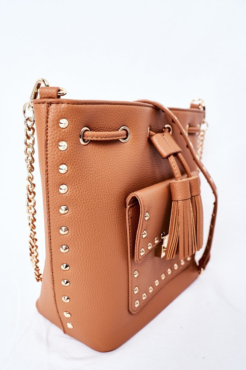 Kabelka Listonoška Na řetízku NOBO K4090 Hnědá