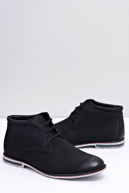 Pánske čierne topánky Jodhpur topánky Ramirez