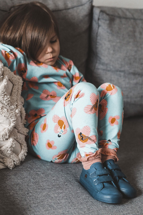 Detská klasická veľká hviezda JJ374044 Navy Blue tenisky