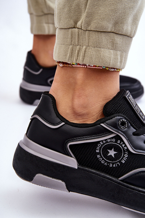 Dámská sportovní obuv Big Star LL274443 Černá a šedá