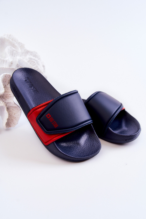 Ľahké detské žabky veľkú hviezdu jj374351 NAVY BLUE