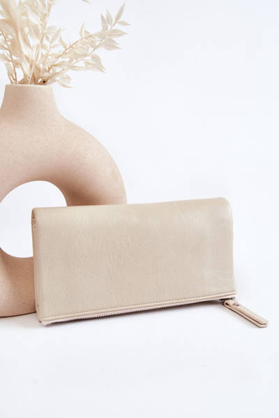 Dámská velká peněženka s magnetem Béžový Connes