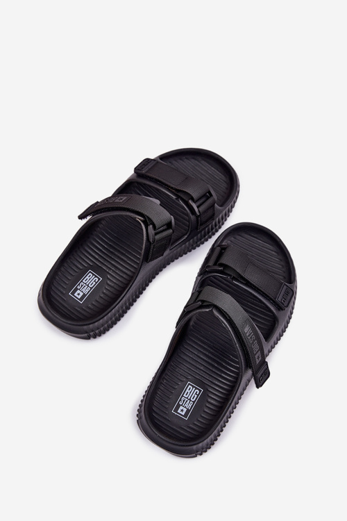 Dámske Pěnové Sandále So Suchým Zipsom Big Star RR274A527 Čierne