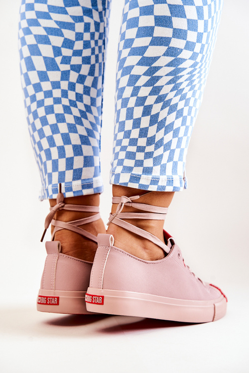 Dámska veľká hviezda JJ274167 Pink Sneakers