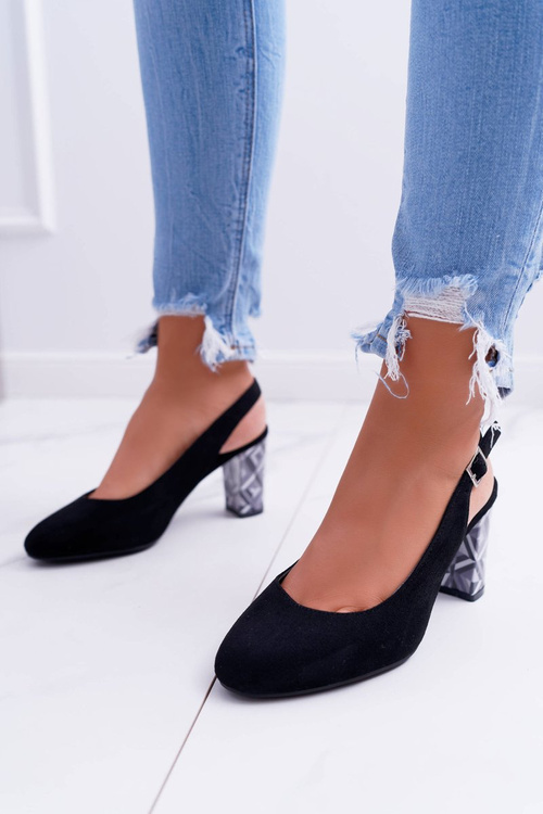 Dámske čerpadlá na Sergio Leone SK788 Black Lati Haberry