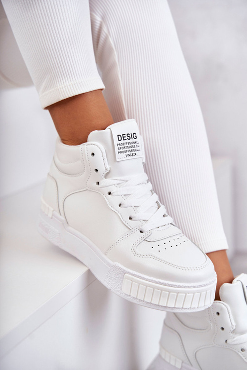 Dámská vysoká sportovní obuv bílá Trisa