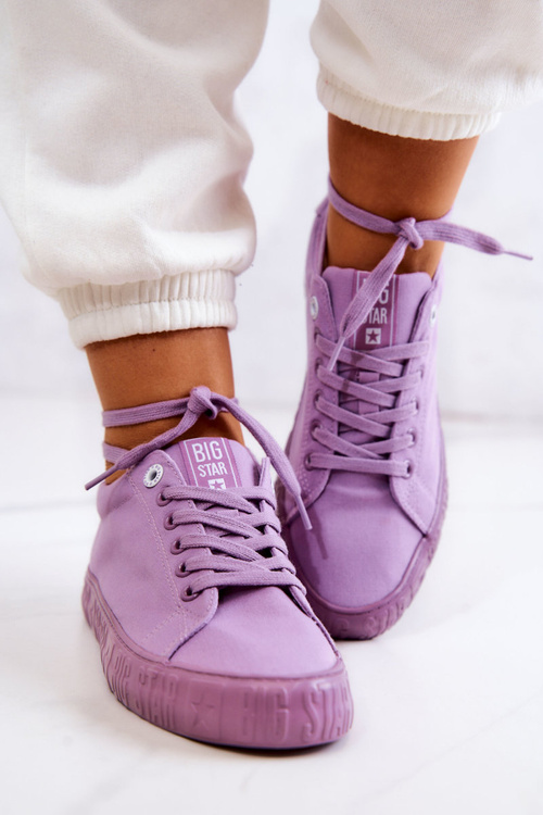 Dámske nízke tenisky Veľká hviezda JJ274416 Purple