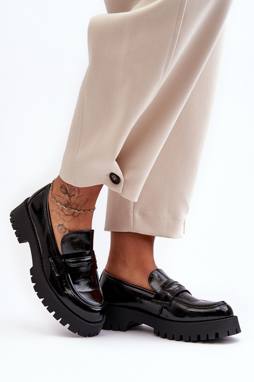 Maľované ploché hlzoly čierne Jannah