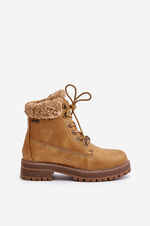 Zateplené dámské boty Big Star OO274A285 Camel