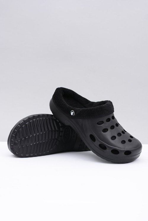 Dámské Nazouváky Teplé Kroksy Černé EVA
