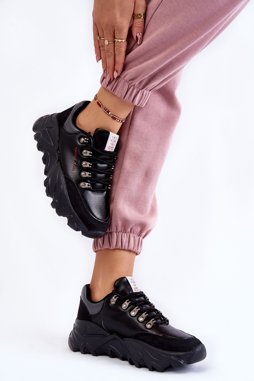 Dámské Tenisky na platformě Cross Jeans KK2R4073C černe