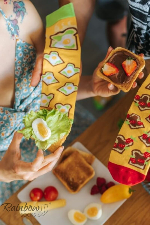 Ponožky TOASTER Rainbow Socks 1 Pár