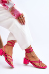 Viazané sandále Pink Secret Love Heels