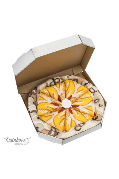 Dúhové ponožky pizza ponožky 4 havajské páry