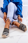 Klasické espadrilky Černe Warm Time